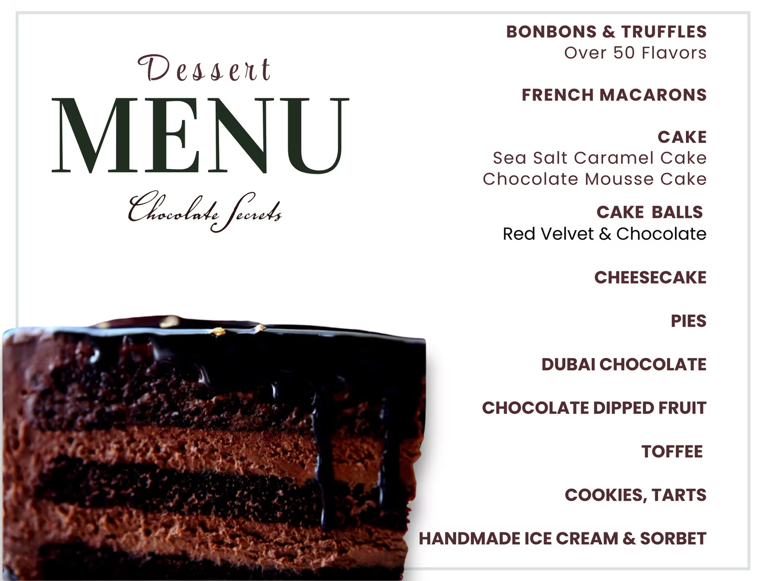 Handcrafted Chocolage