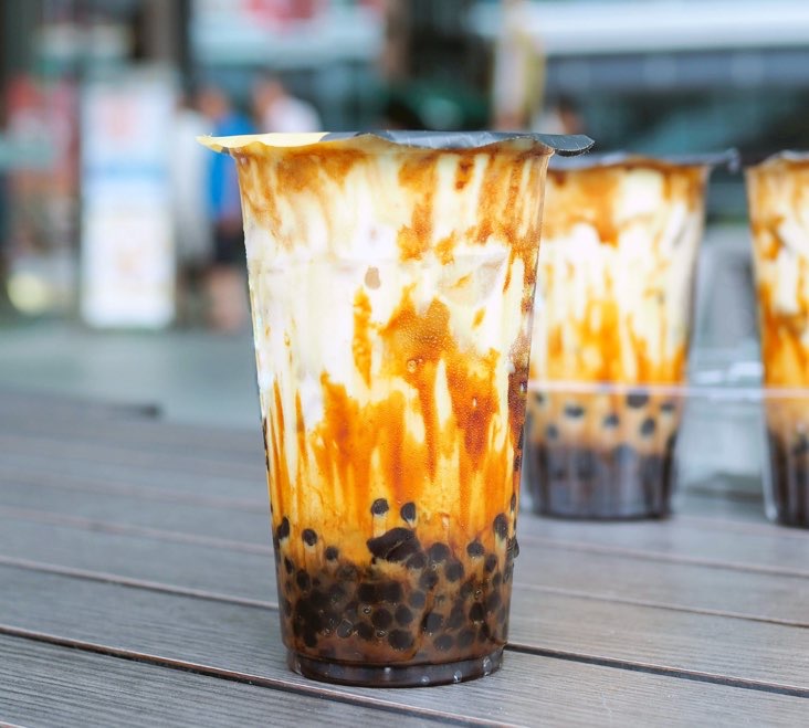 Milk Tea Boba in Carrollton Koreatown
