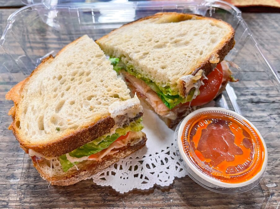 delectable food at one of the best coffee shops in white rock