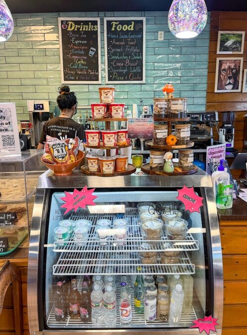 barista in one of the best coffee shops in white rock