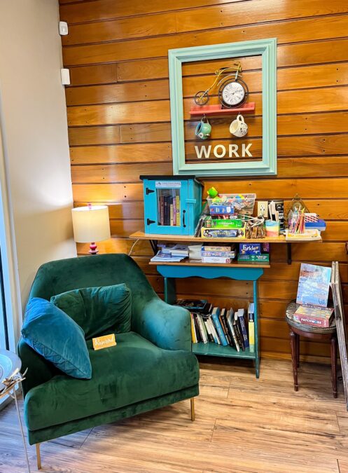 inside well grounded coffee, one of the best coffee shops in white rock