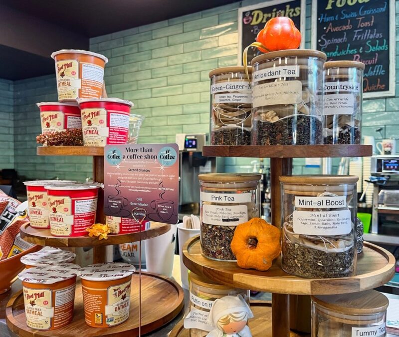 inside well grounded coffee, one of the best coffee shops in white rock