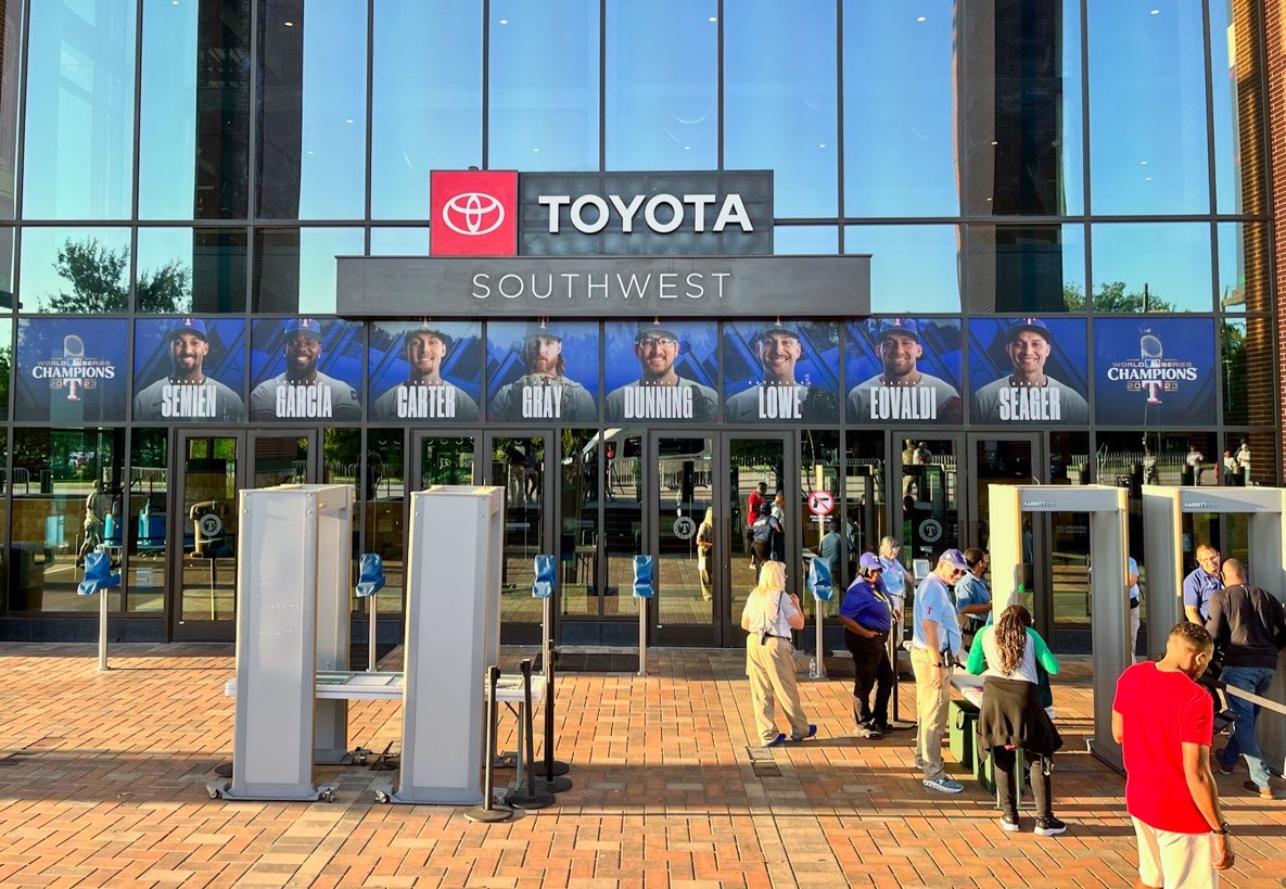 Dallas Baseball Stadium entrance