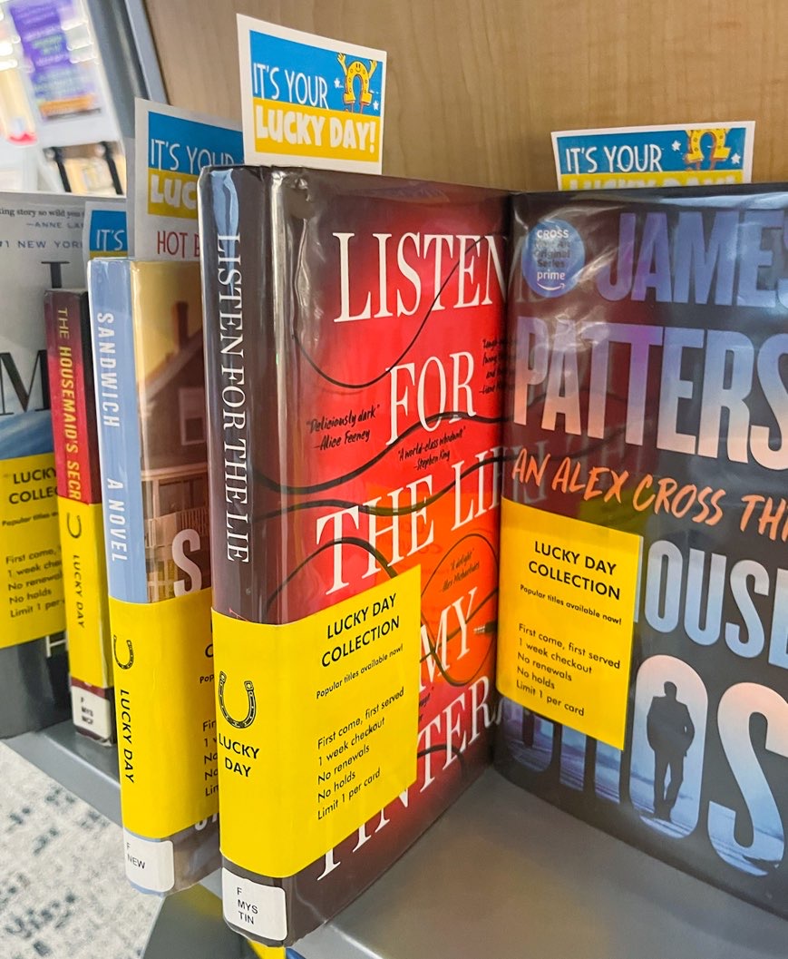 Lucky Day Books at Lewisville Branch Library