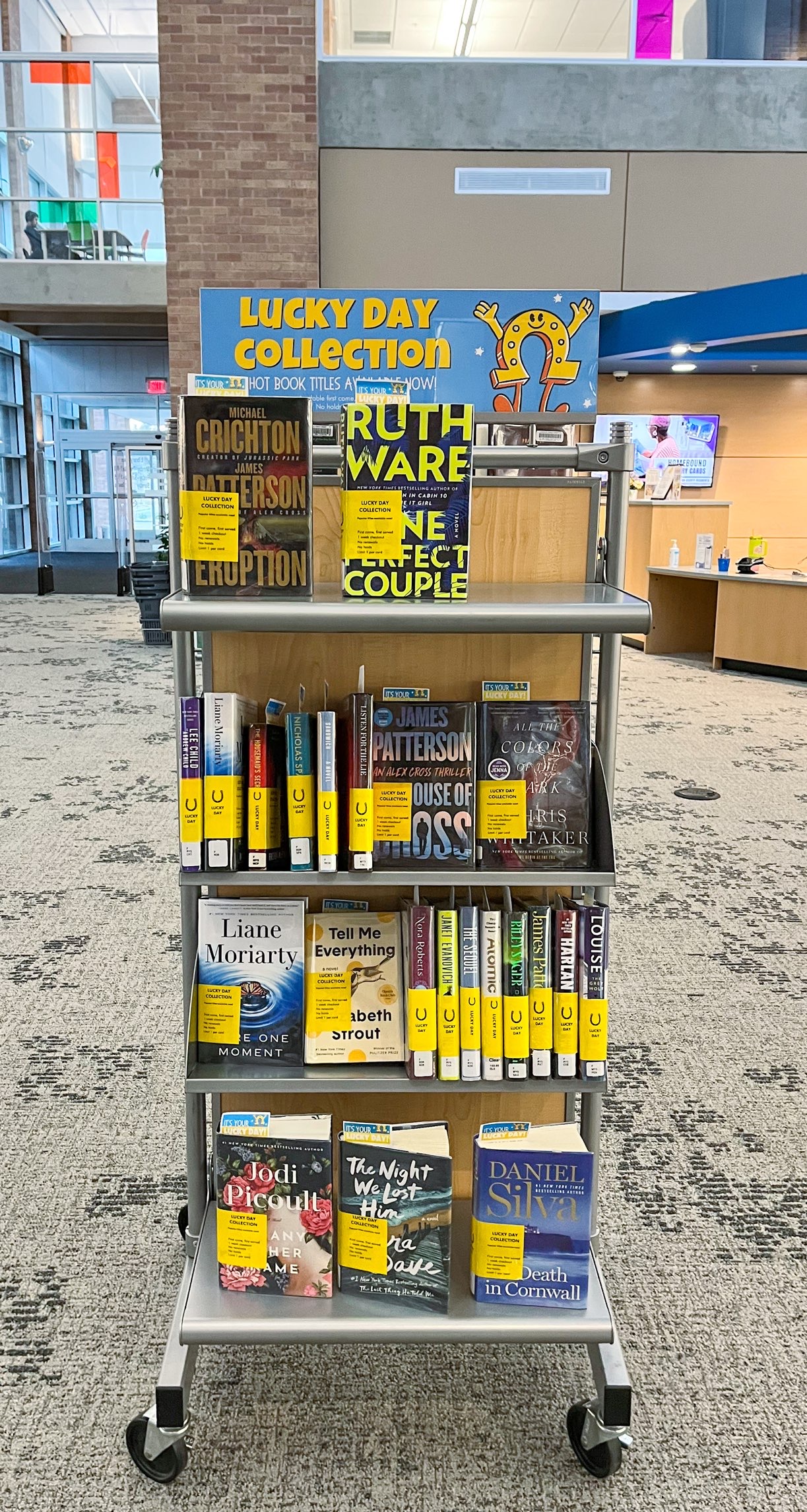 Lucky Day Book Collection at the Lewisville branch library