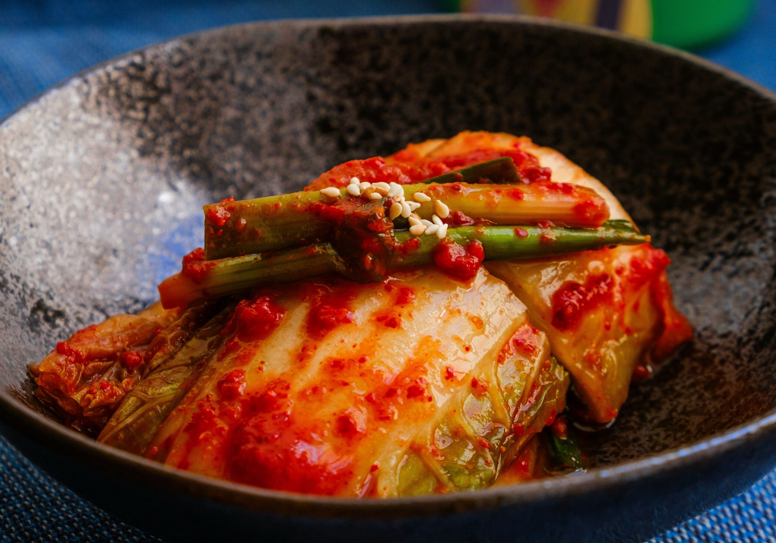 Kimchi served at the Carrollton Korean Restaurant and Plano Korean Restaurant Kooksoo