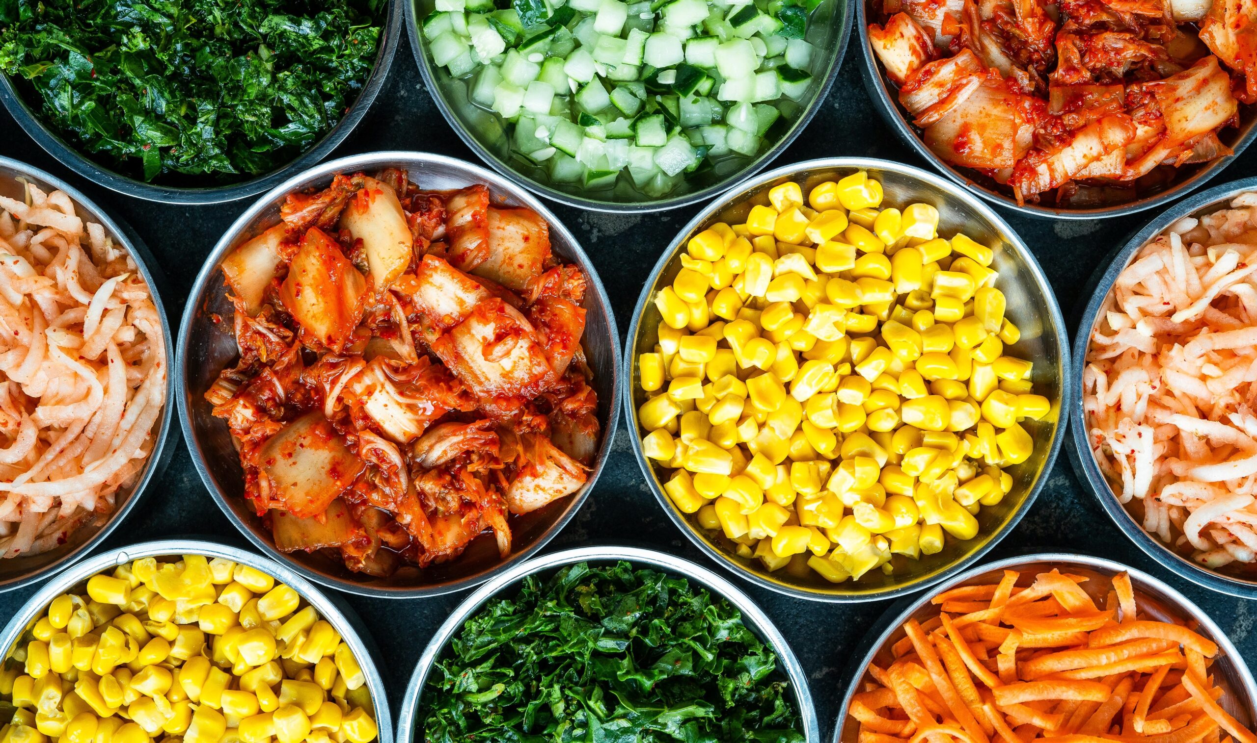 Side dishes from the Carrollton Korean Restaurant and Plano Korean Restaurant Kooksoo
