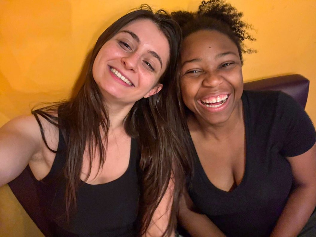 Two women taking a selfie in Lower Greenville on a Dallas itinerary