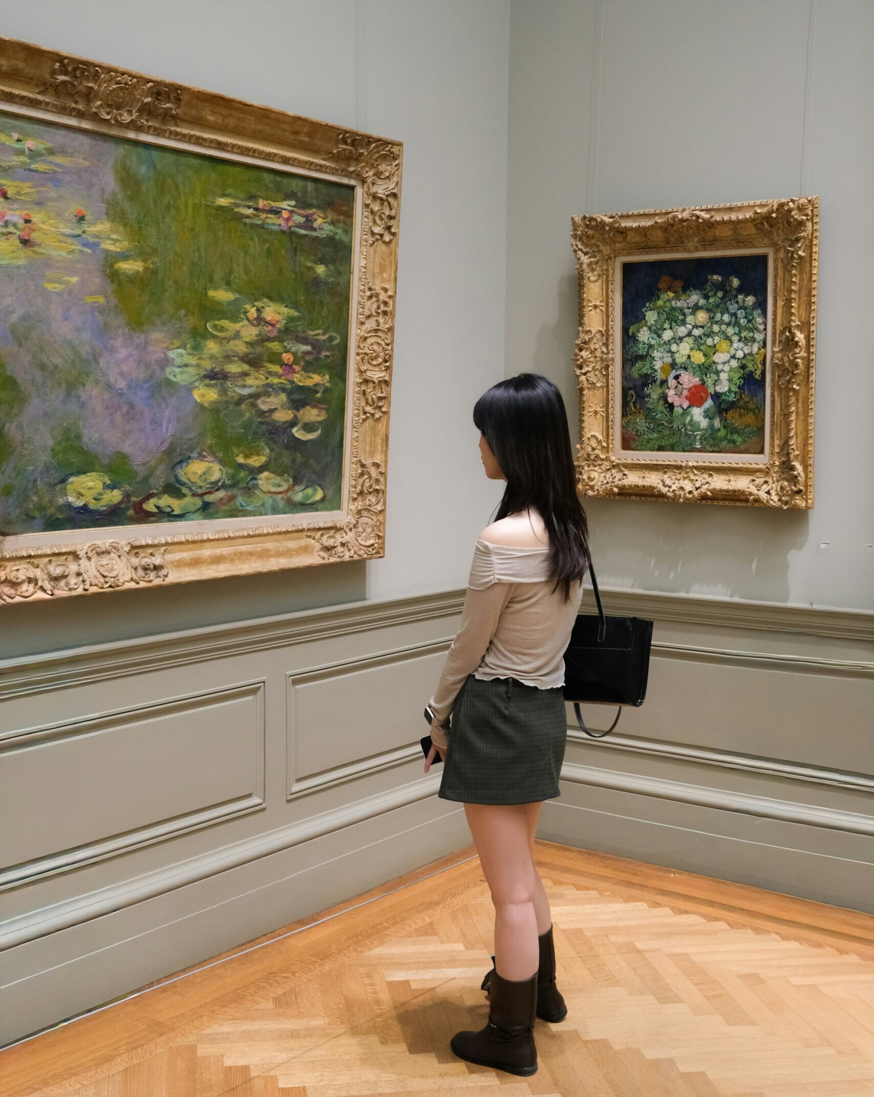 Impressionist painting at Dallas Museum of Art, one of the free museums in Dallas available to the public